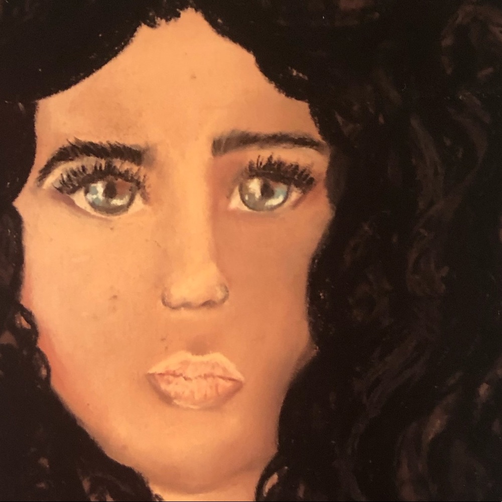 Pastel portrait Greeting card - Picture 2 of 4